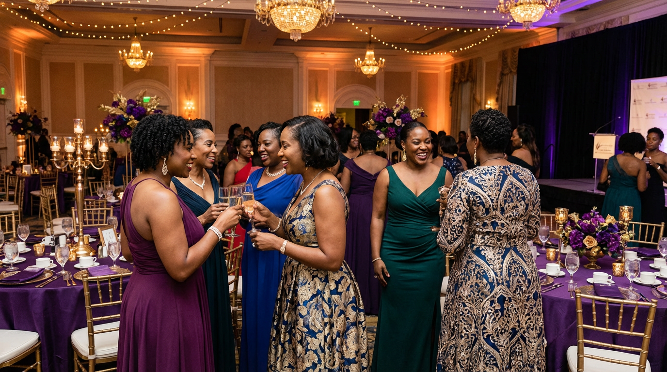 CIWiL AB women at a fundraising gala event