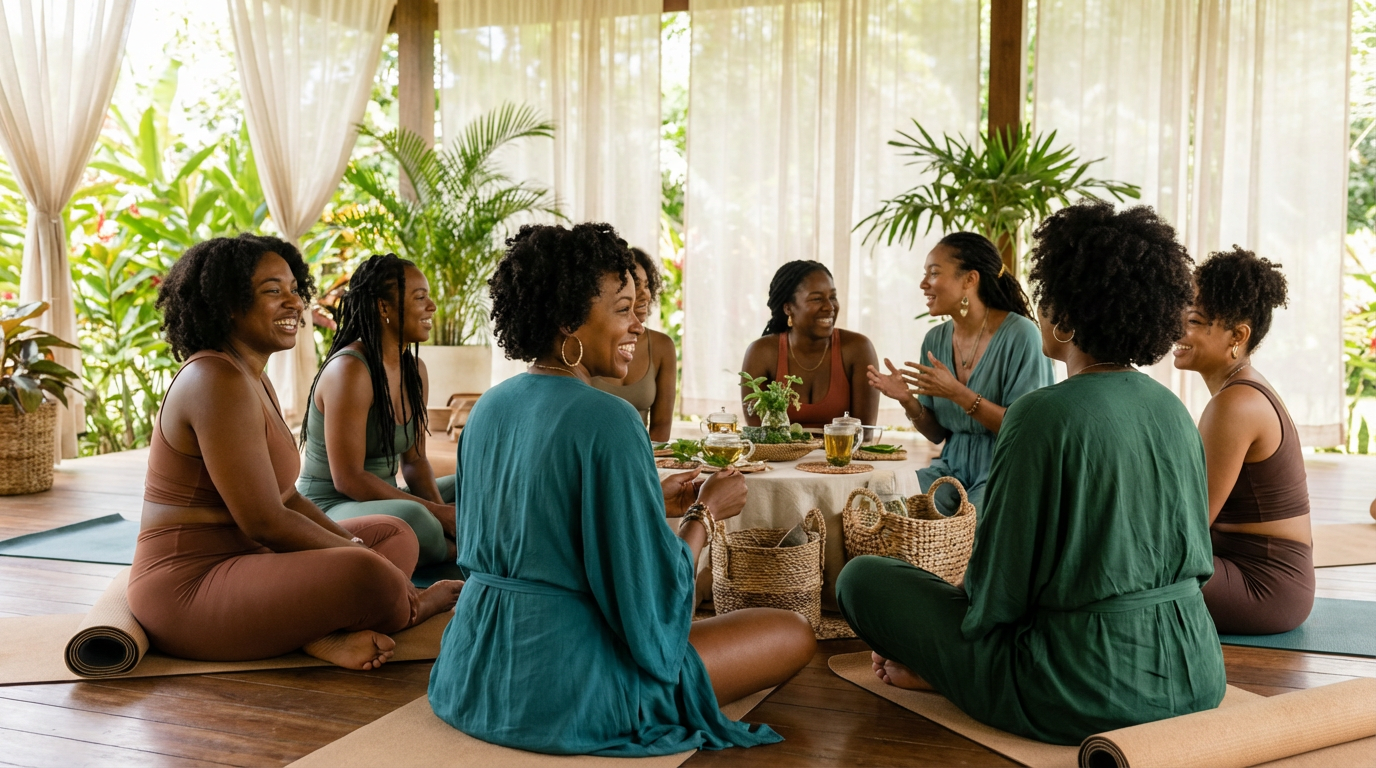 CIWiL AB women at a health and wellness workshop