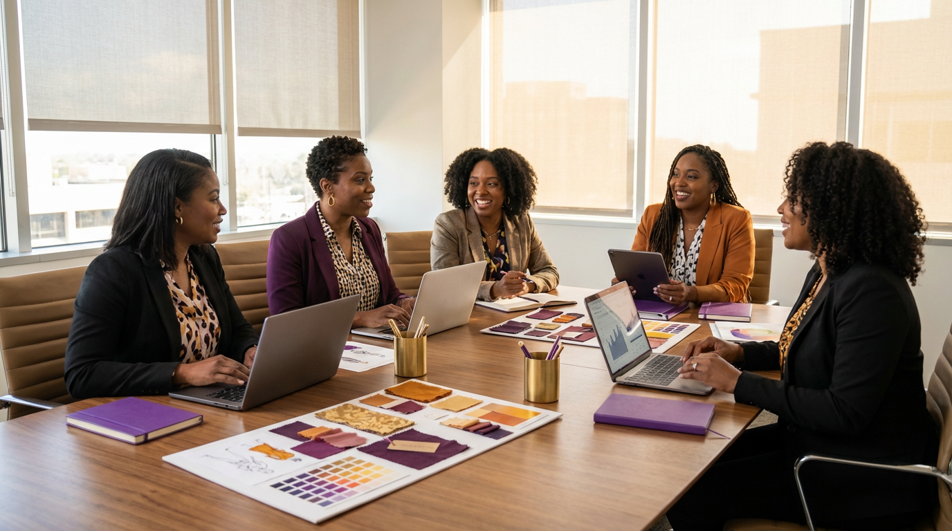 CIWiL AB women in a marketing strategy session