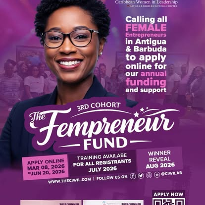 CIWiL AB Fempreneur Fund 2026 – 3rd Cohort official flyer. Applications open March 8 to June 20, 2026.