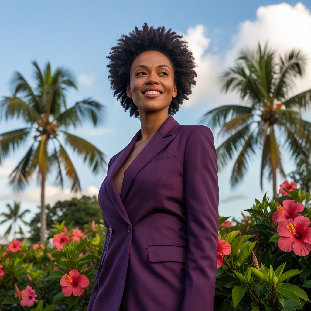 A confident Black Caribbean businesswoman — representing the leaders CIWiL AB champions